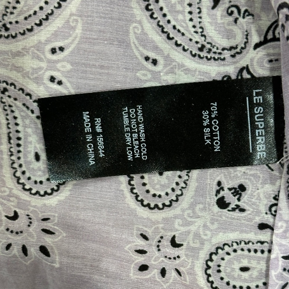 Le Superbe "Future Ex BF" bandana-printed button-front shirt - Picture 7 of 10